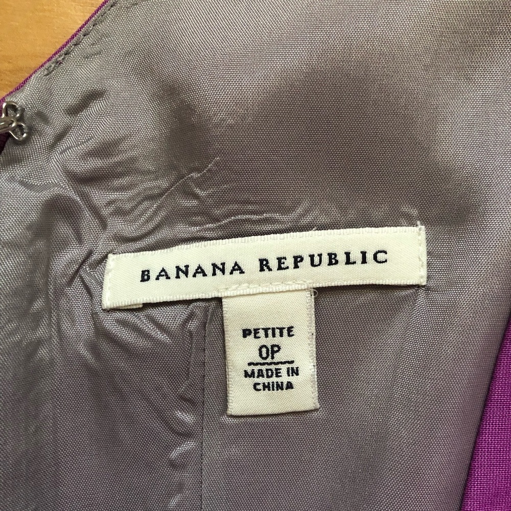 Banana Republic Purple Dress 0P - Picture 3 of 4